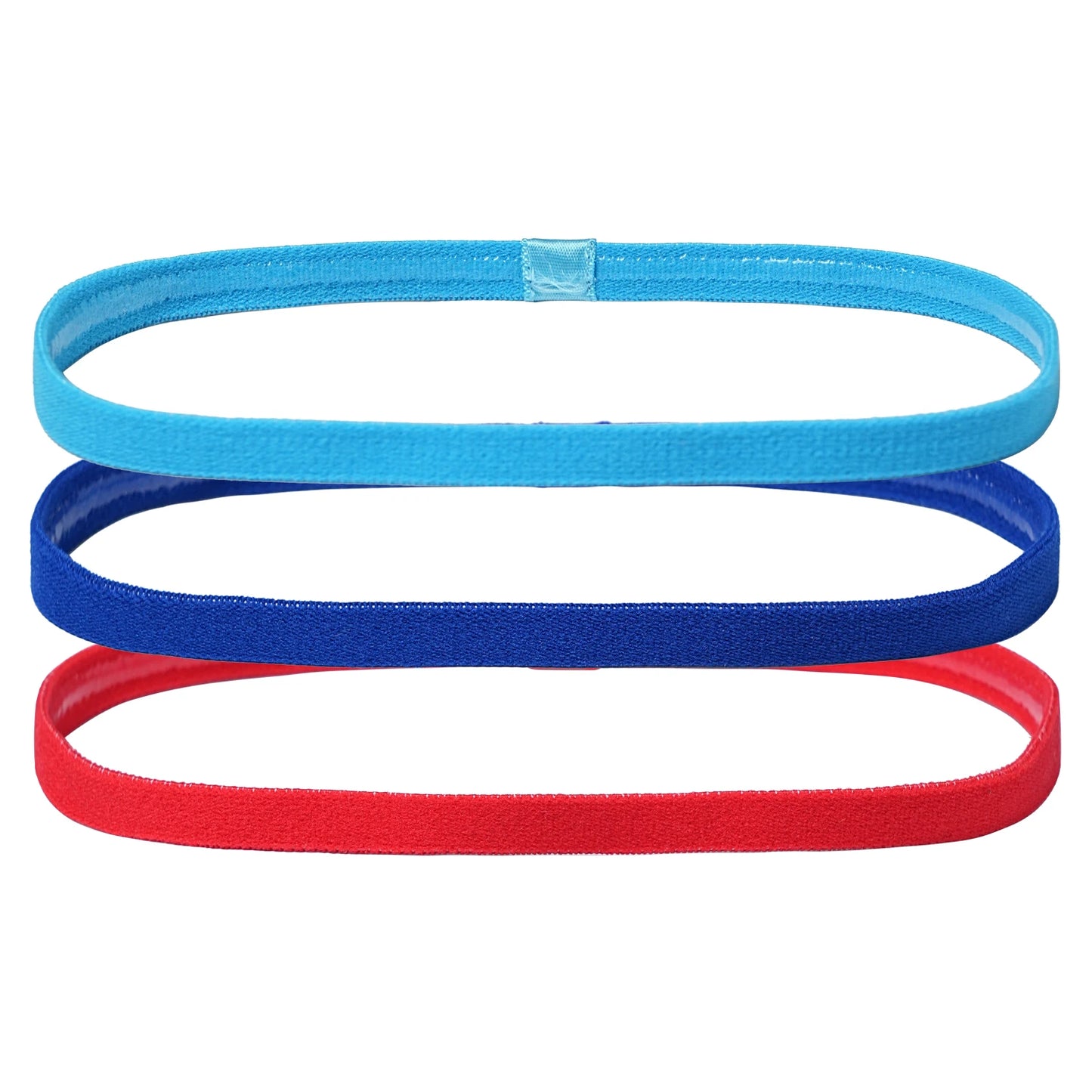 3Pcs Non-Slip Sports Hairband Silicone Strip Sweat Guide Elastic Headbands Yoga Hair Bands Sweatbands for Women Men