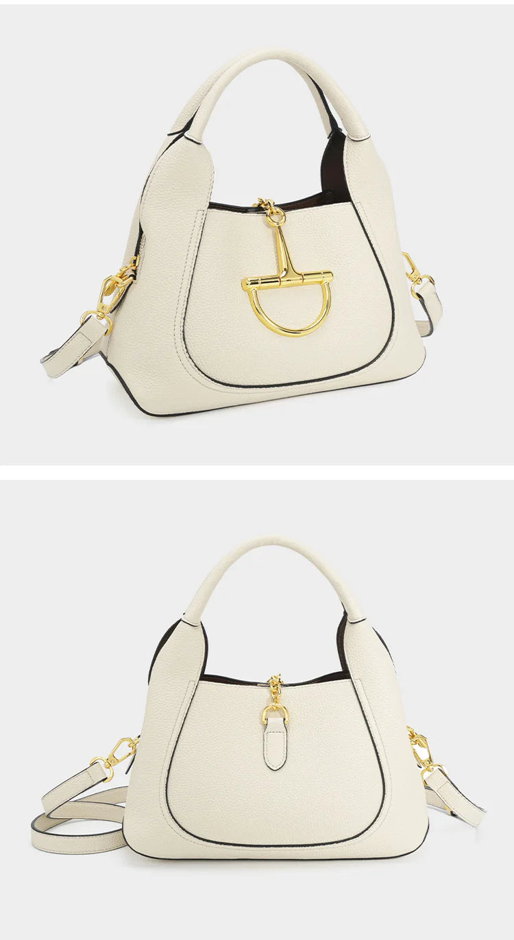 Stylish Solid Color Designer Diaper Bag Women Luxury Leather Tote Large Capacity Elegant Crossbody Handbag For Simple Chic