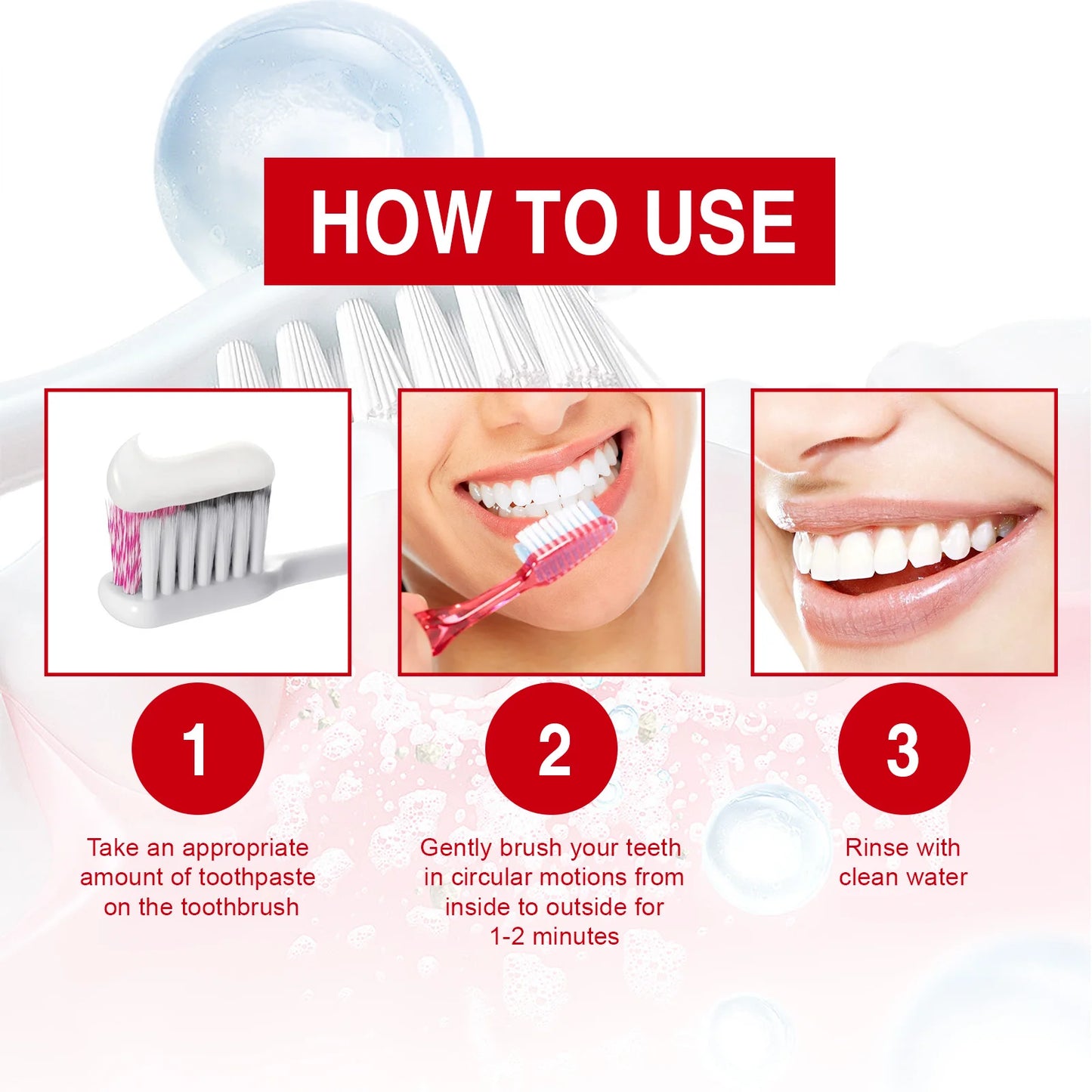 SP-6 Probiotic Toothpaste Whitening Toothpaste Remove Plaque Prevent Dental Caries Oral Hygiene Clean Fresh Breath Gum Care 120g