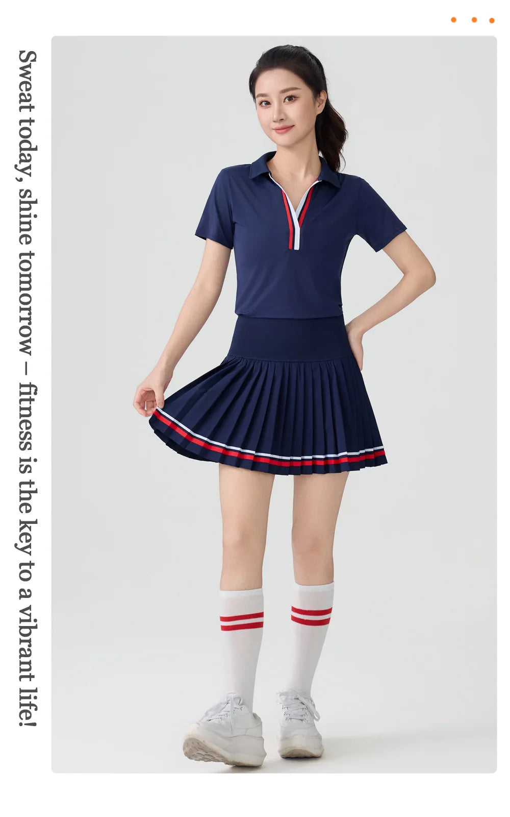Women's High Waisted Tennis Skirt with Shorts 2-in-1 Quick Dry Yoga Skort Ladies Athletic Gym Running Skirt Summer Activewear
