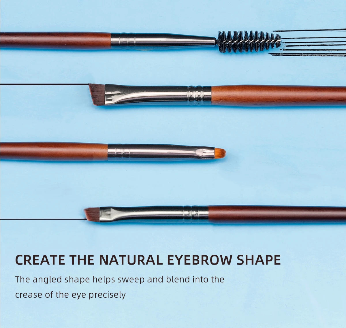OVW Makeup Brushes Natural Hair Foundation Powder Eyeshadow Contour Professional Makeup brush Set Kit maquiagens