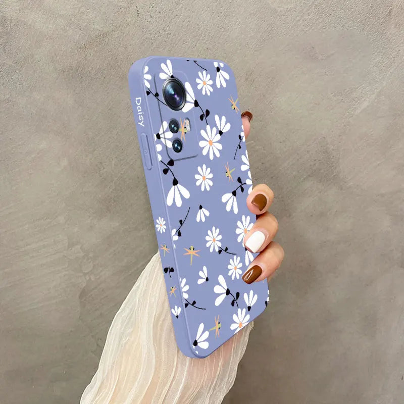 Daisies Fly Phone Case For Xiaomi Mi 13 12 12T 12S 11 11T Ultra 10 10T 9 9T 9SE 8 Pro Lite 5G Liquid Silicone Cover