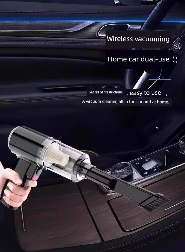Mini Car Wireless Charging Automobile Vacuum Cleaner For Home Powerful Large Suction High Power Small Handheld Vacuum Cleaner