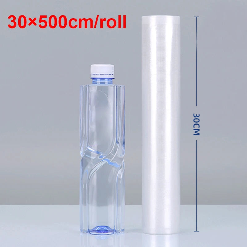 Vacuum Packaging Bags Roll Food Vacuum Bags Vacuum Sealer Bags for Food Vacuum Storage Bags 500cm/Rolls Vacuum Packed Bags Rolls