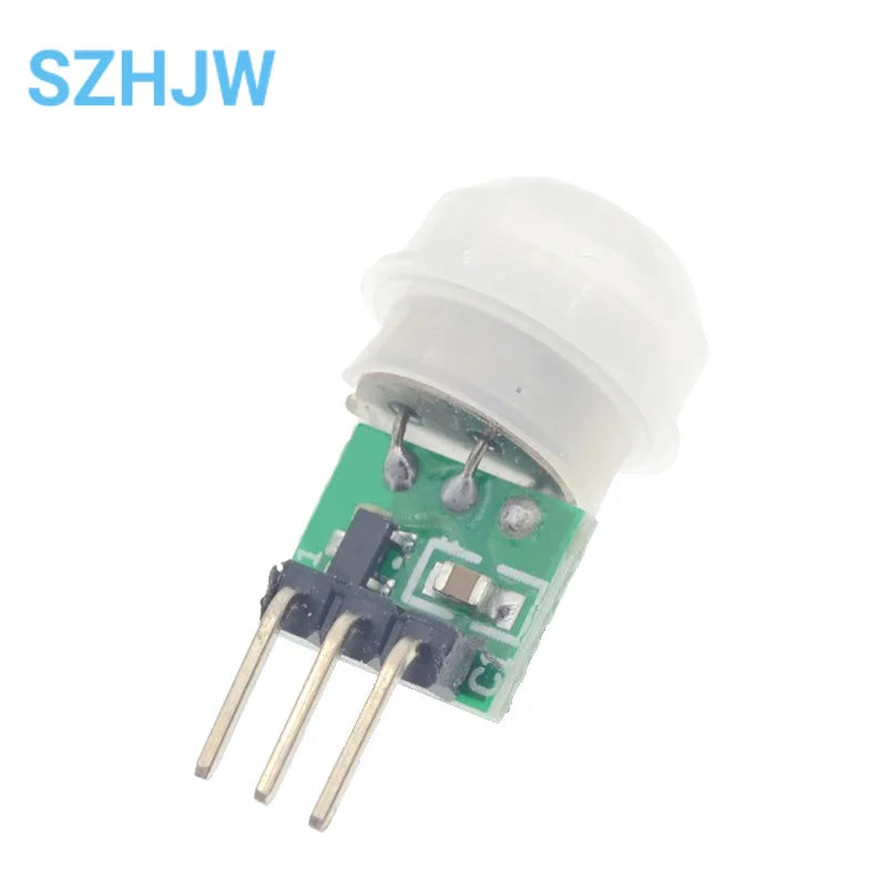 1-10pcs Mini IR Infrared Pyroelectric PIR Body Motion Human Sensor Detector Module