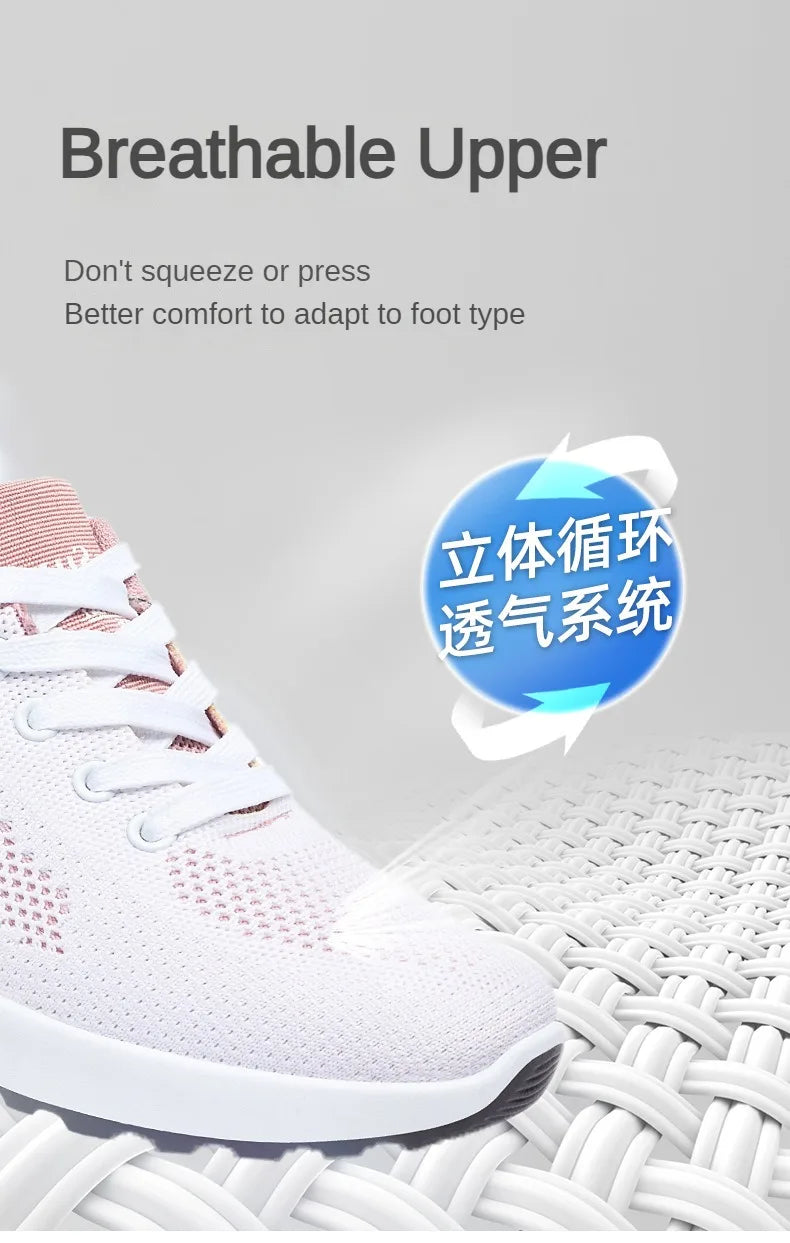 Women's Shoes 2025 Summer Casual Sneakers Breathable Mesh Affordable Free Shipping