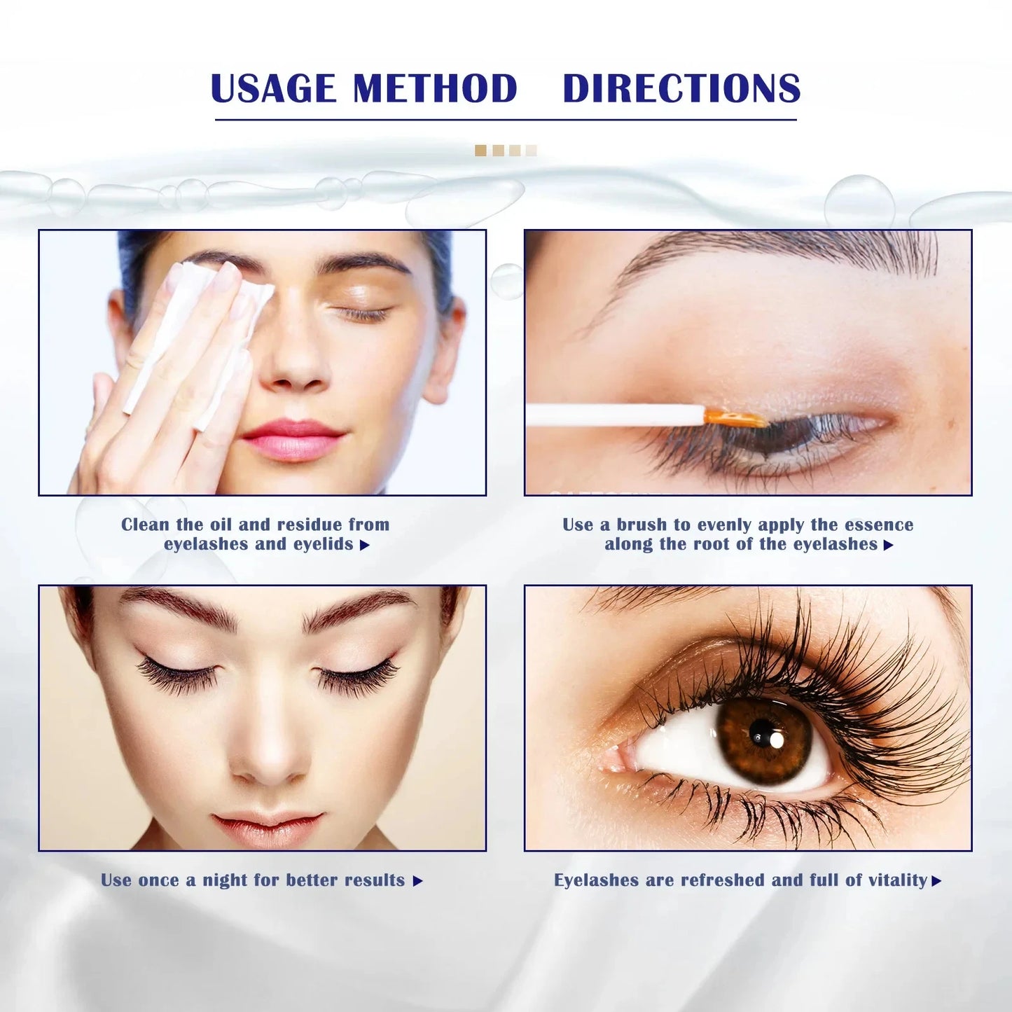 Eyelash Fast Growth Serum Thicker Lashes Natural Curling Treatment Lengthening Lash Powerful Makeup Lash Lifting Care Products