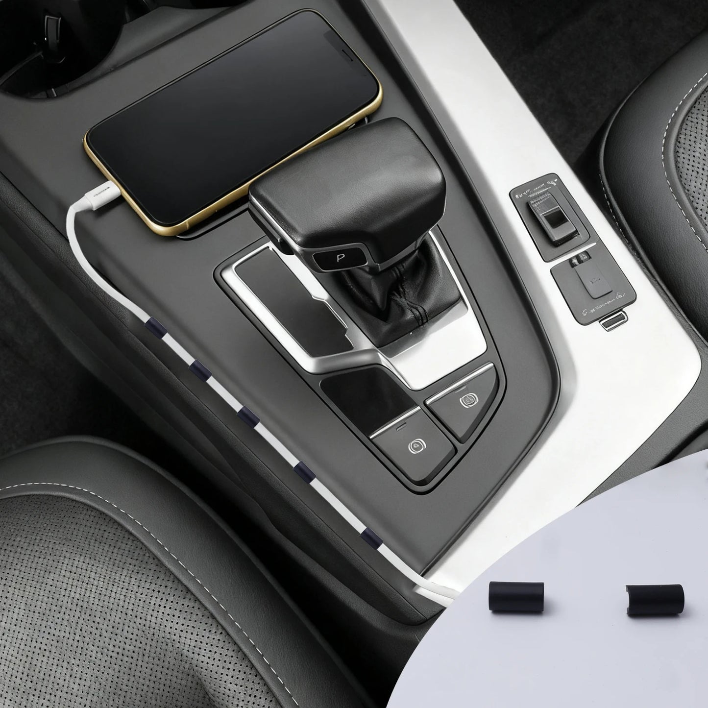 Multi-functional Fixed Wire Clip Storage Management Clip Cable Holder Car Navigation Car Charger Data Cable Fixing Clips