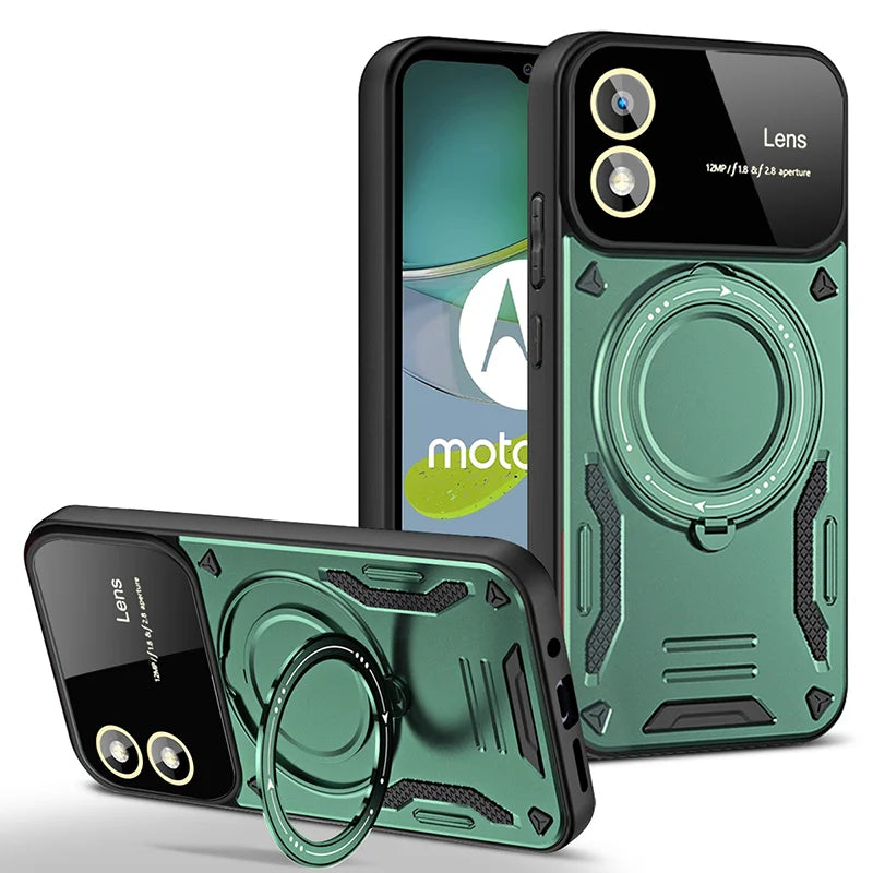Camera Protect Shockproof  Armor Phone Case For Xiaomi 11T 12T Pro 13 13T Pro For Xiaomi 14 Pro Magnet Holder Ring Back Cover