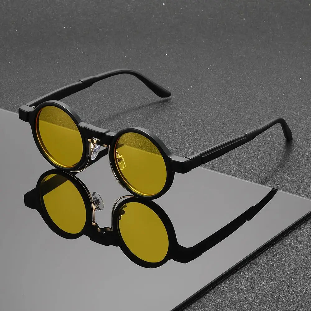 1PC Round Fashion Glasses With A Variety Of Colors To Choose From, Classic Design For Both Men And Women