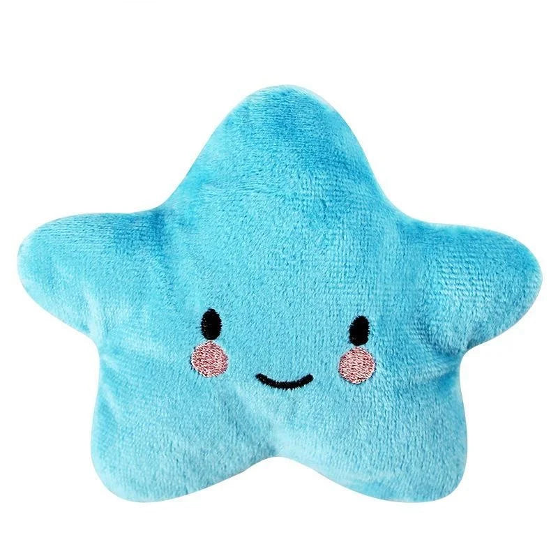 Pets Toys Plush Sounding Pentagram Toys Pets Chew Playing Fun Cute Puppy Dogs Cats Squeaky Toys Pets Supplies Accessories
