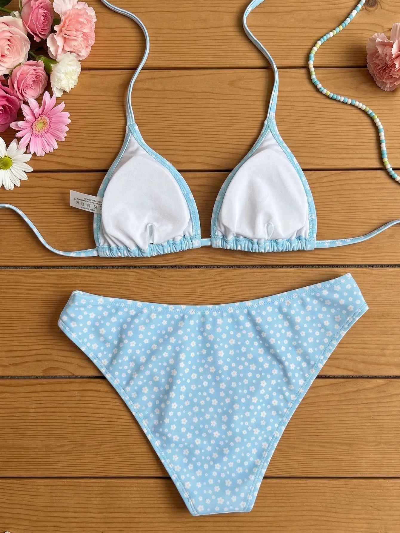2026 Fashion Sexy Leopard Print Bikini Set for Women, Tie Side String Two Piece Swimsuit, Push Up Beach Bathing Suit, Summer