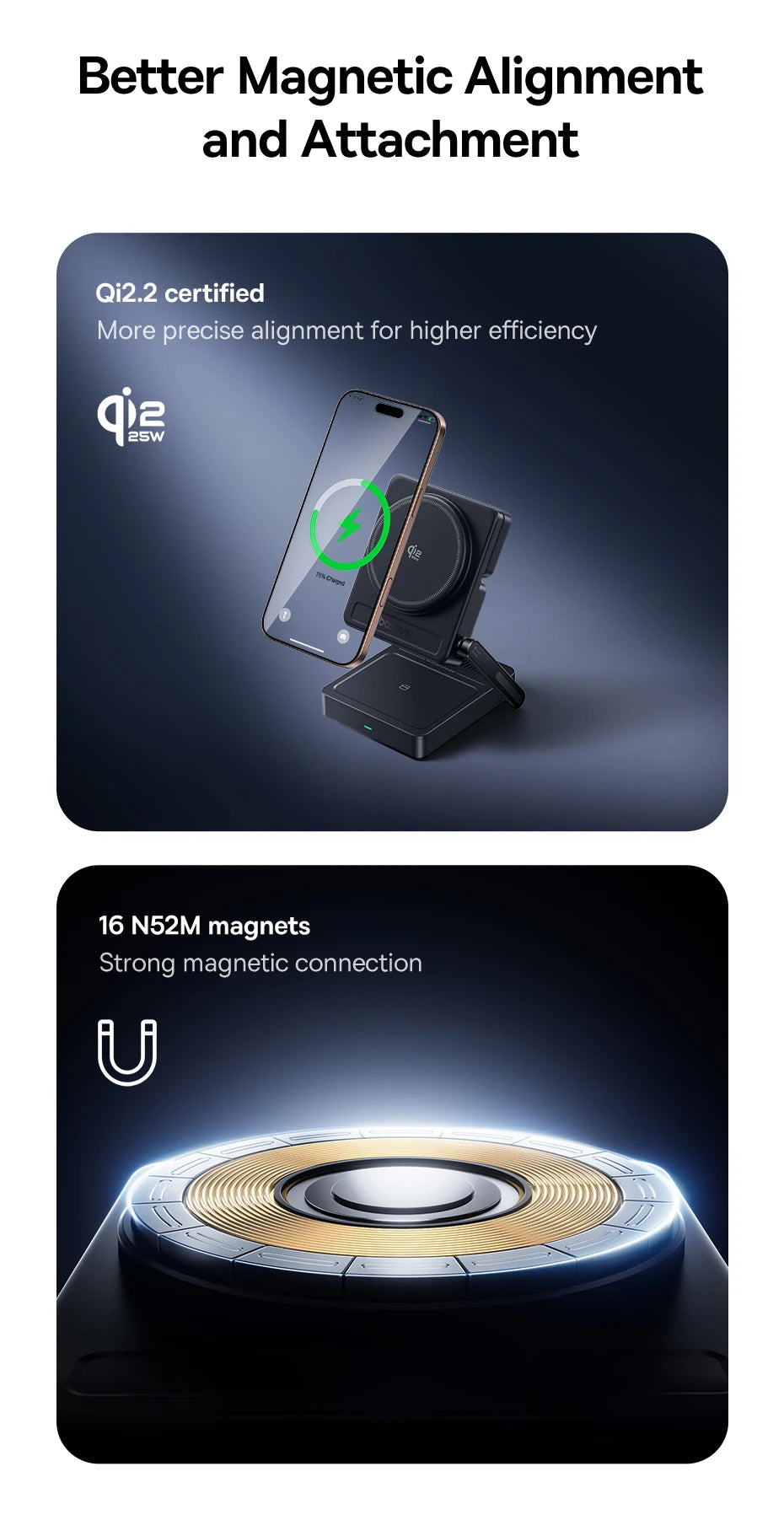 Baseus 3 in 1 Magnetic Wireless Charger Qi2.2 35W Fast Charging for IPhone 17 16 15 14 IWatch Earbuds AirPods Pro IWatch