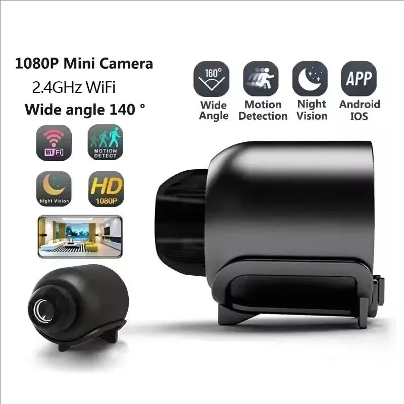 X5 1080P Mini Wireless Surveillance Camera Night Vision Lightweight Clear Portable Motion Detection Premium Quality NEW 2026