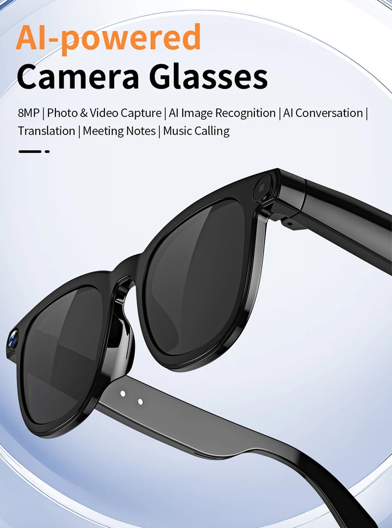Intelligent Ai Translation Sunglasses 800w Shooting Glasses take photos