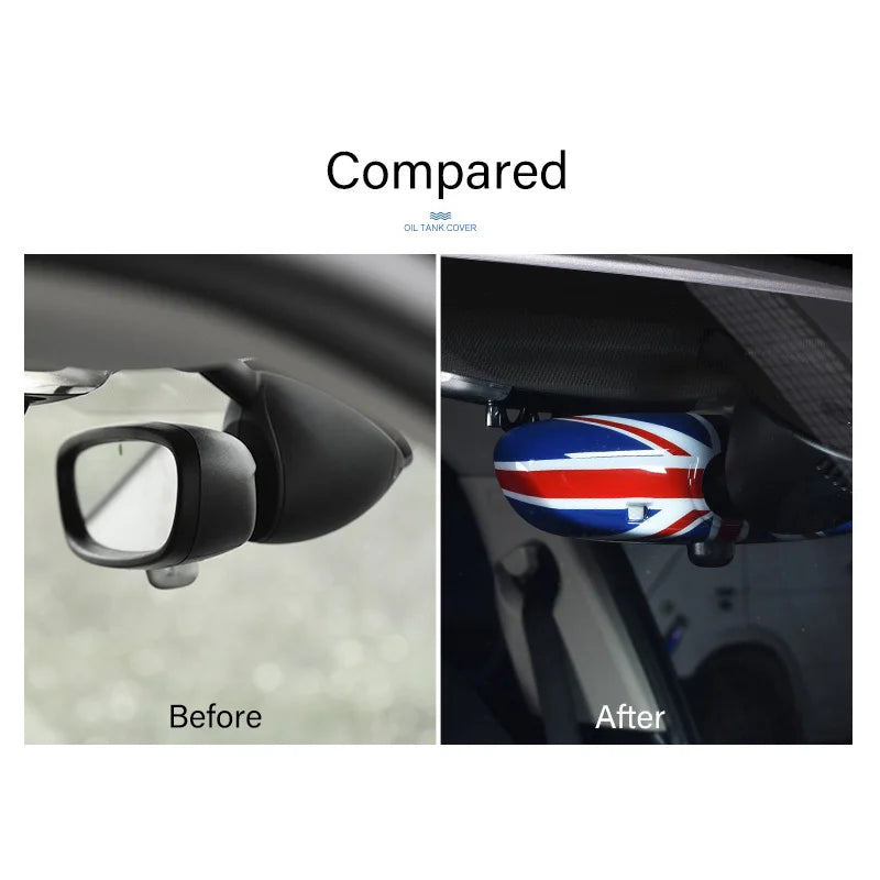 Rear View Mirror Cover Shell Car Accessories For Mini Cooper COUNTRYMAN CLUBMAN F54 F55 F56 F57 F60 R55 R56 R57 R58 R59 R50 R53