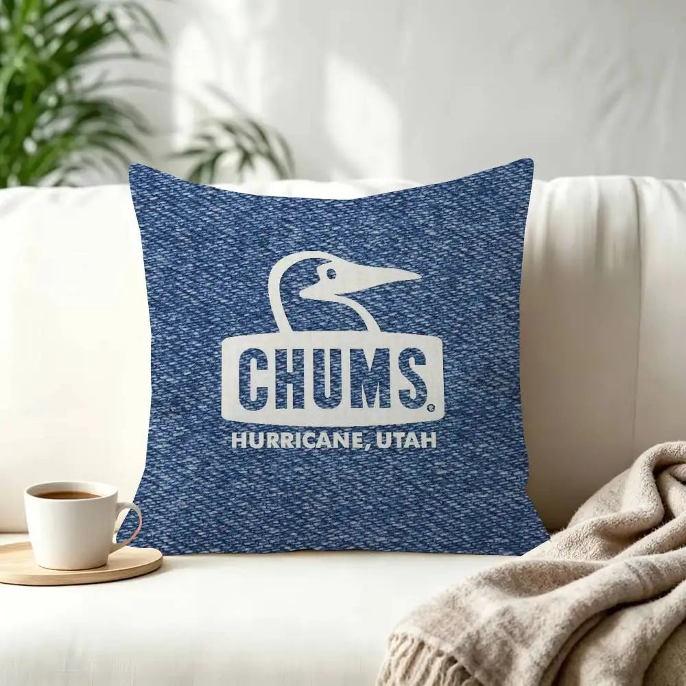 Fashion C-Chums-s Cushion  Decorative Polyester Throw Pillow Cover Square Suitable for Home Office Coffee Shop Decor