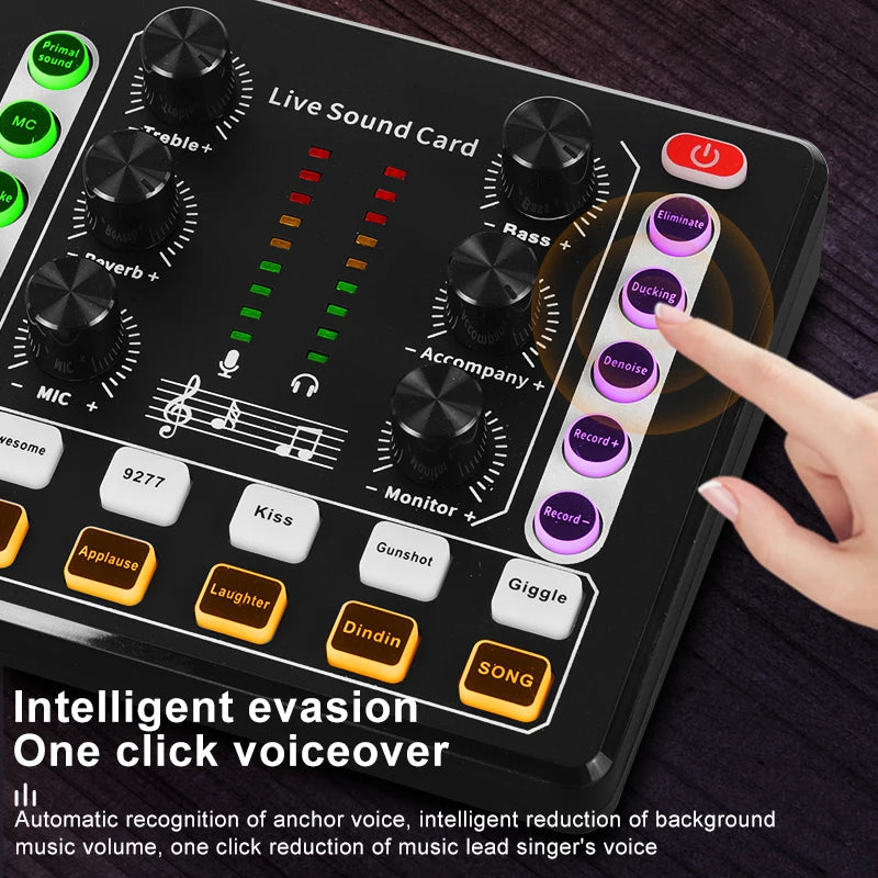 BM-800 Recording Studio Package with Voice Changer,Live Sound Card - Audio Interface for Live Streaming YouTube TikTok