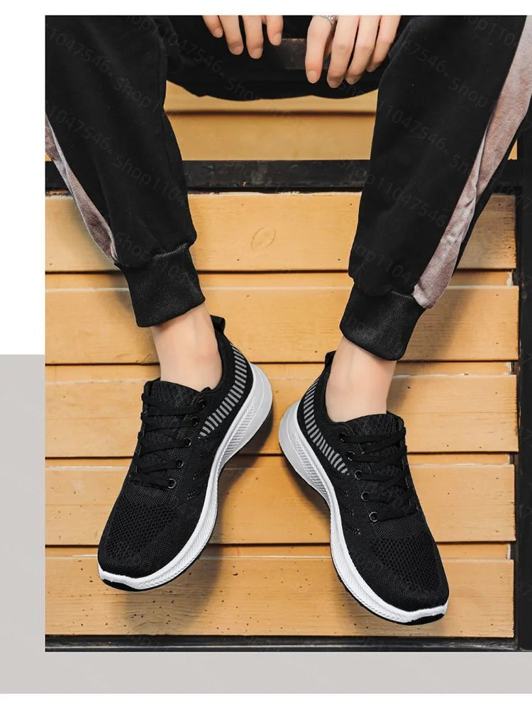 New wear-resistant thickened casual shoes for men, fashion sports shoes, breathable tennis, outdoor walking training tennis