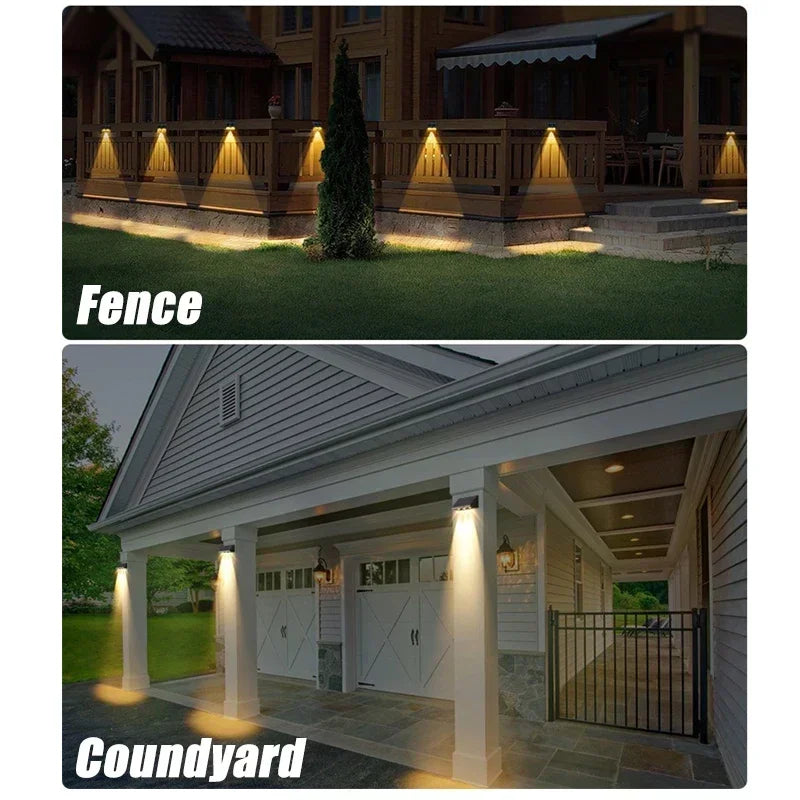 Solar Wall Lamp Outdoor Waterproof Garden Light for Mailbox Address House Number Sign Facades and Landscape Decorative Lighting