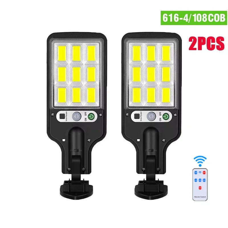 Newest Solar LED Light 300000LM Outdoor Solar Lamp Of Motion Sensor 4 Mode Waterproof IP65 Solar Garden Light Street Yard Lanter