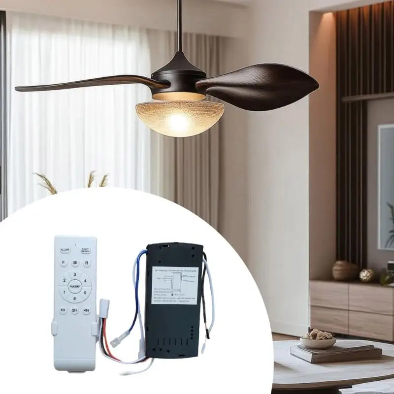Ceiling Fan Light Receiver With 6 Level Speed Control Weather Resistant