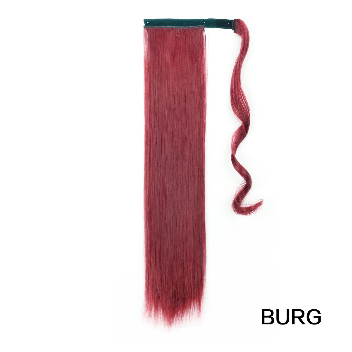 MERISIHAIR Synthetic 22 34 inches Long Straight Ponytail Extensions Heat Resisting Ponytail Brown Blonde Hair Women