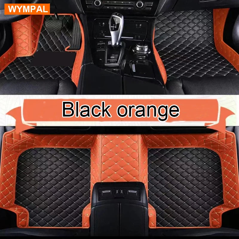 Car Floor Mats For VW Golf 4 MK4 1998 1999 2000 2001 2002 2003 car Accessories Leather Carpets Rugs Foot Pads