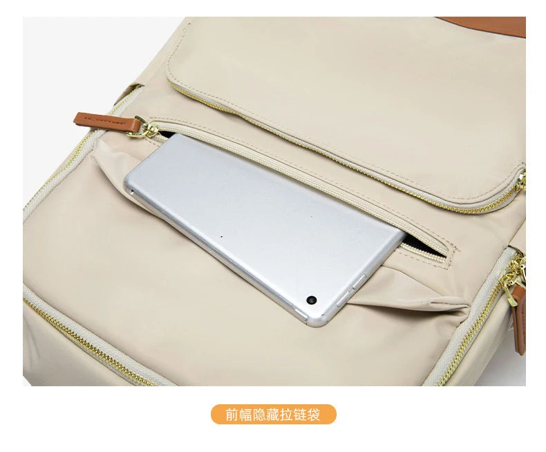 Travel Backpack for Women Luxury Back Pack Bag for 15.6 inch Laptop New Stylish Female Bags with Computer Cabin Large Schoolbags