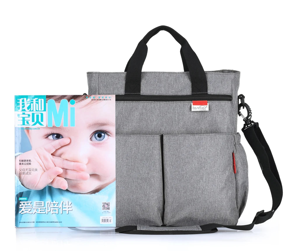 Fashionable Insular Baby Diaper Bag for Mothers Waterproof Multifunctional Nappy Organizer with Stroller Strap Changing Bag