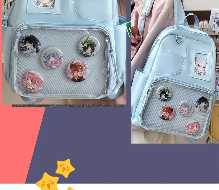 Japanese College Style Fashionable Backpack for Students Large Capacity Backpack for Women Highvalue Outdoor Backpack