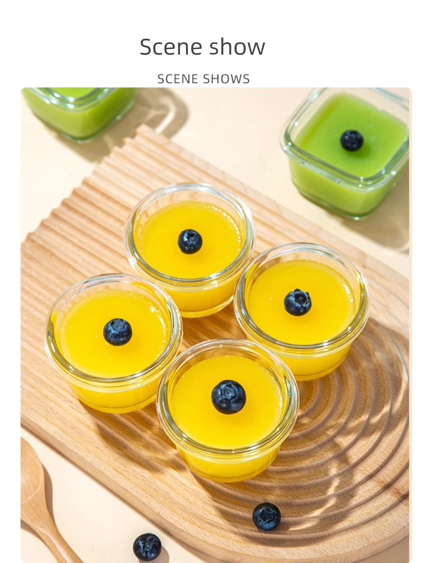 Pudding Cup Jelly Food Bowl Cake Mold Glass