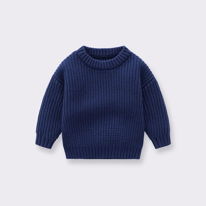 0-6Yrs Baby Boys Girls Knit Sweater Clothes 2025 New Toddler Infant Newborn Knitwear Soft Spring Long Sleeve Baby Pullover Tops