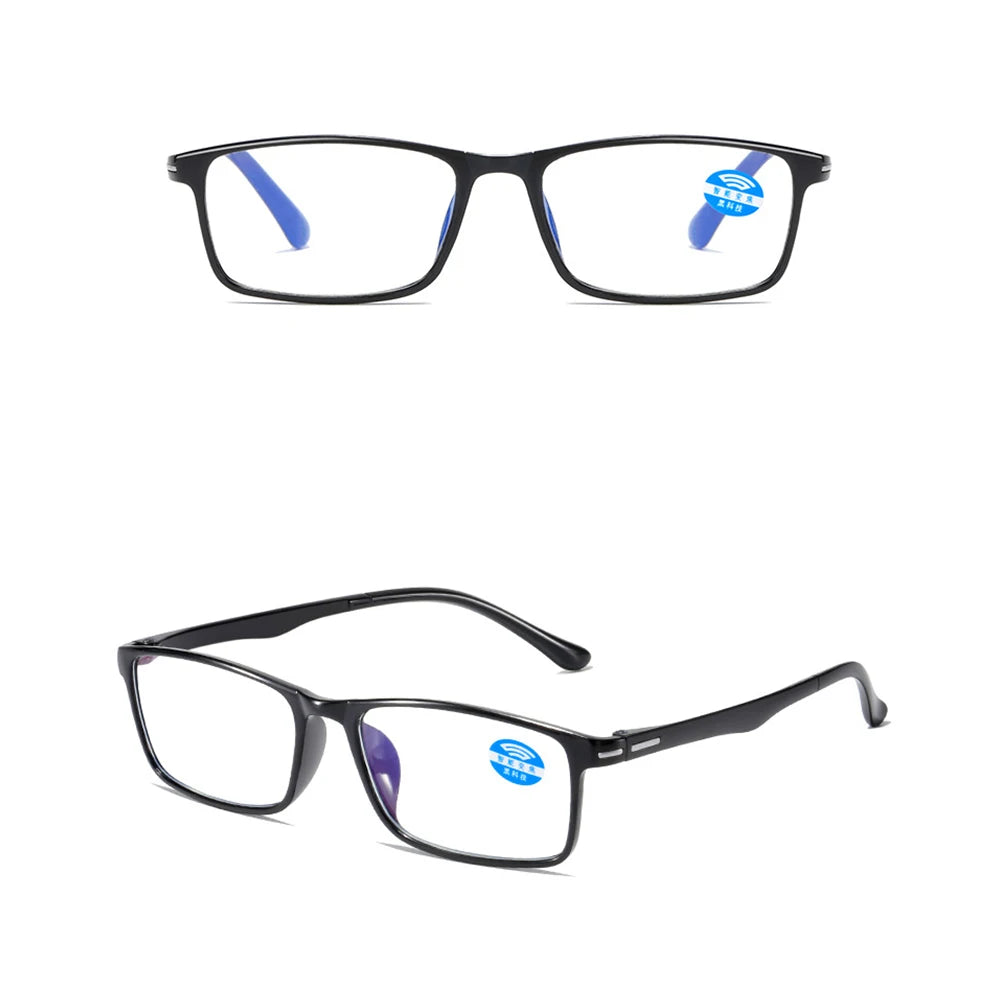 Smart Automatic Zoom Eyeglasses Anti-Blue Light Reading Glasses Men Women Magnifing Optical Spectacle Computer Eyeglass