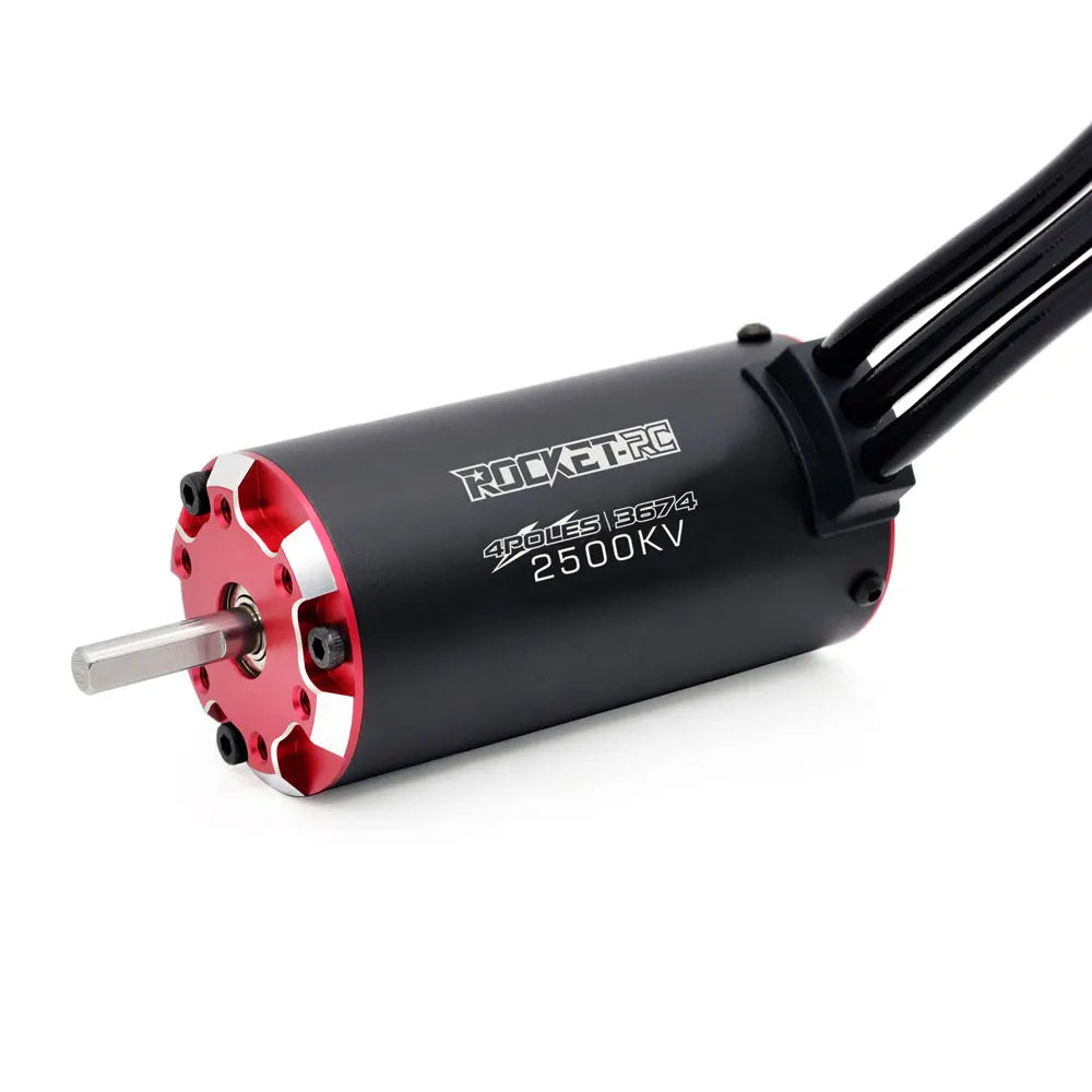 RC motor Rocket V2 supersonic Brushless Motor w/ Temp Sensor 3650 3660 3665 3670 3674 for 1/8 1/10 RC Car