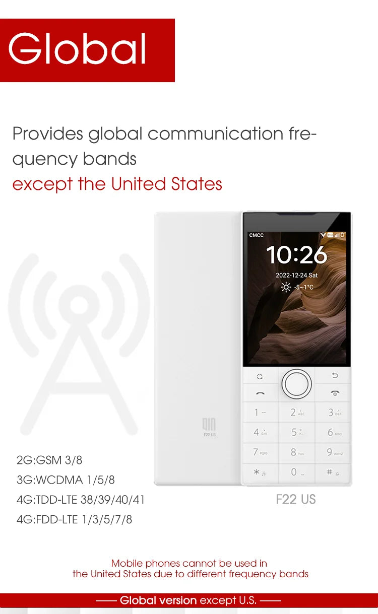 [SAVE MONEY] Google Version F22 No Camera 2GB+16GB  Android 11Touch Screen Phone Wifi +2.8 Inch MTK6739 Smart Phone