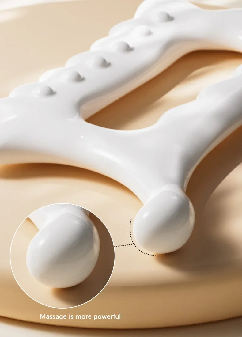 2024 Resin Gua Sha Stone – Facial & Body Massage Tool, Anti-Static Skin Care Scraper for Women