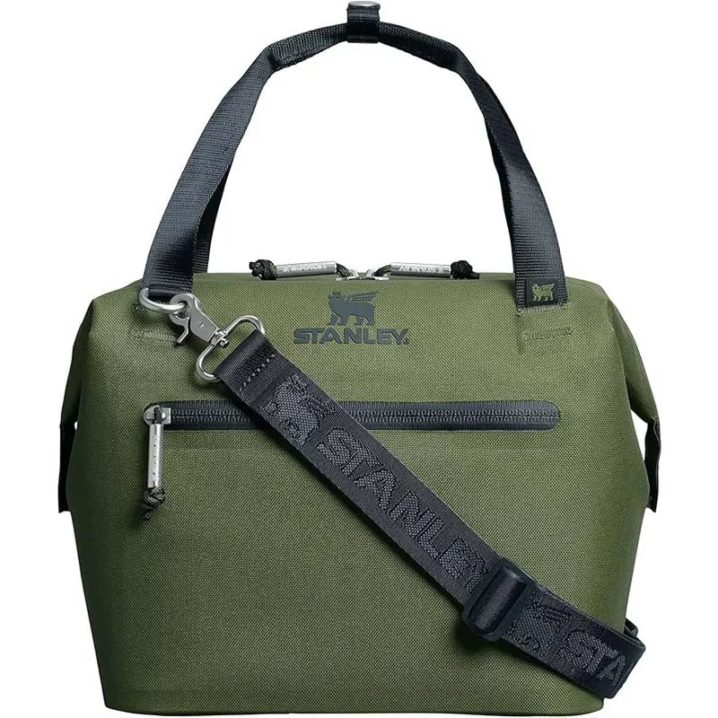 Mini Cooler Lunch Bag Waterproof Insulated Crossbody Bag Fits 40oz Tumbler For Outdoor Camping Picnic Work