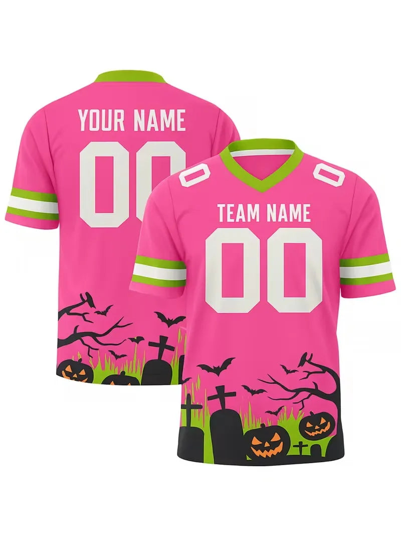 Custom Name & Number Soccer Jersey Men's Personalized Football Shirt Short Sleeve Breathable Team Sports Uniform T Shirt