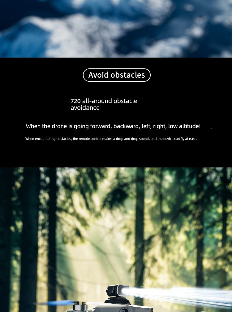 2025 New Arrival Remote Control Aircraft Kids UAV Toy Professional HD Aerial Photography Primary School Student Small Aircraft