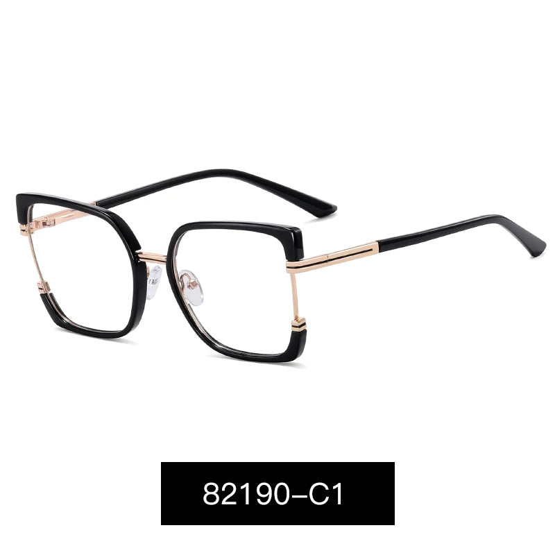 82190 Cute Retro Eyeglasses Frame Retro Eye Protection Optical Glasses Female Trendy Spectacles Eyewear Birthday Party Gift