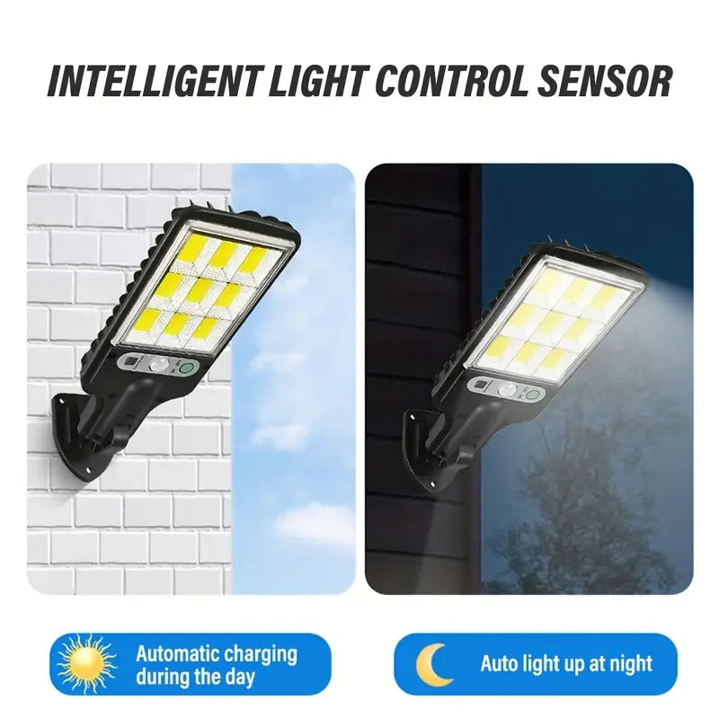 1/2/4Pcs Solar LED Light Outdoor Solar Lamp with Motion Sensor 3 Modes Waterproof IP65 Solar Garden Light Street Yard Lanter