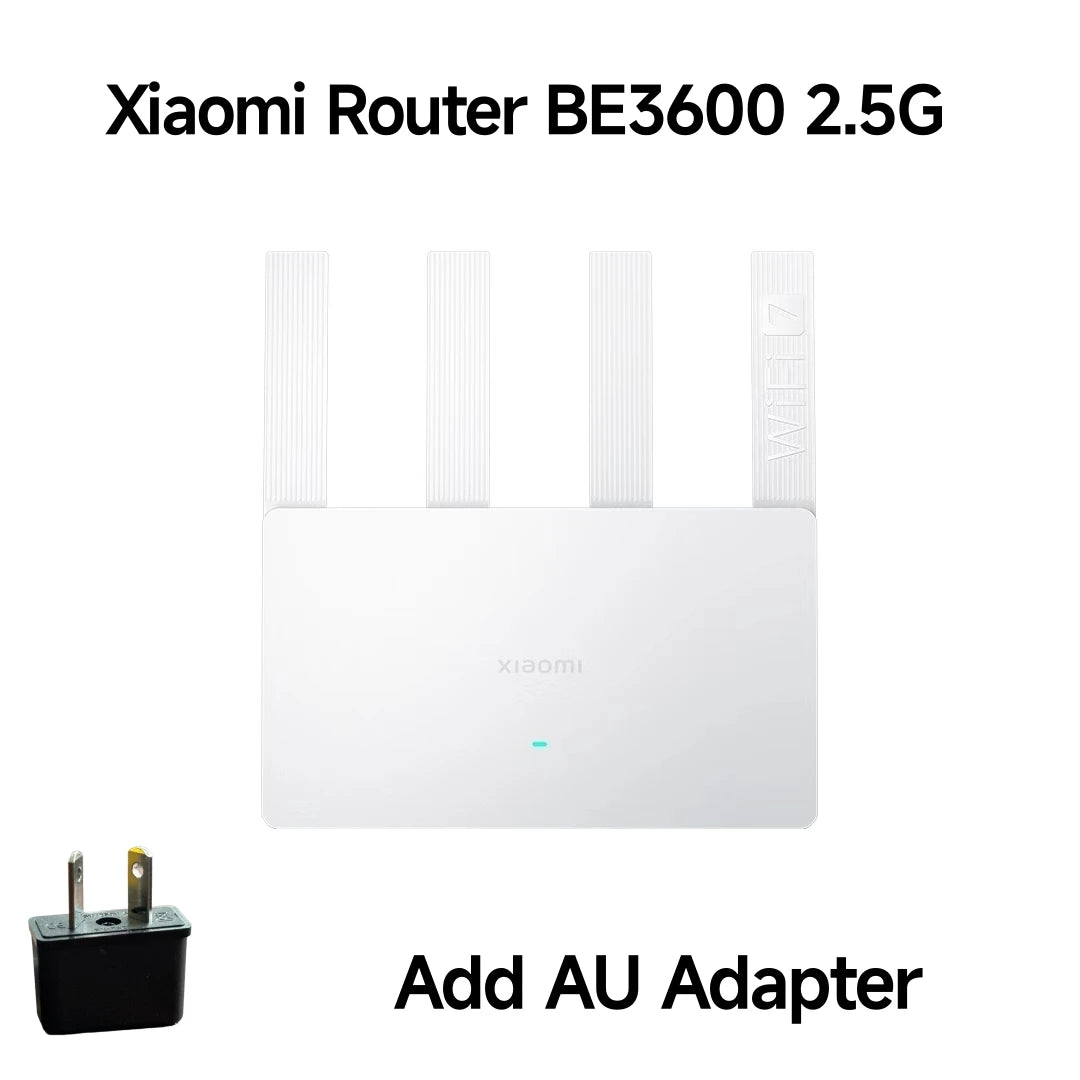 Original Xiaomi Router BE3600 New WiFi7 2.5G Ethernet Port 3600 Mbps Ultra Fast NetworkSpeed Work with Mi Home APP For Home