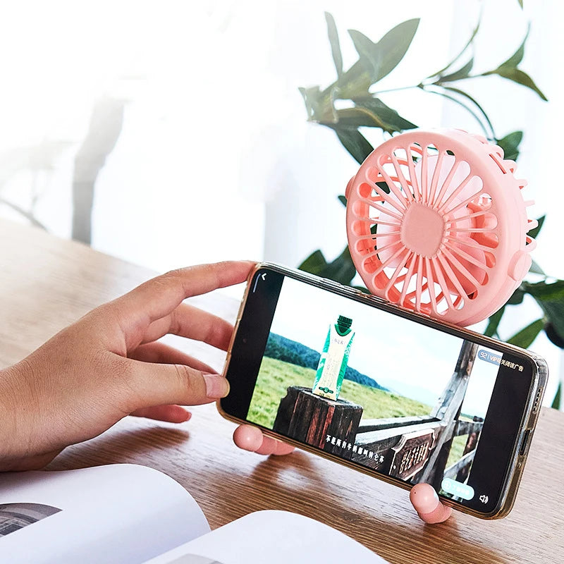 Baby Stroller Fan Mini Portable Outdoor Fan USB 3 Speed Flexible Octopus Fan Tripod Clip on Handheld Fan for Stroller Crib