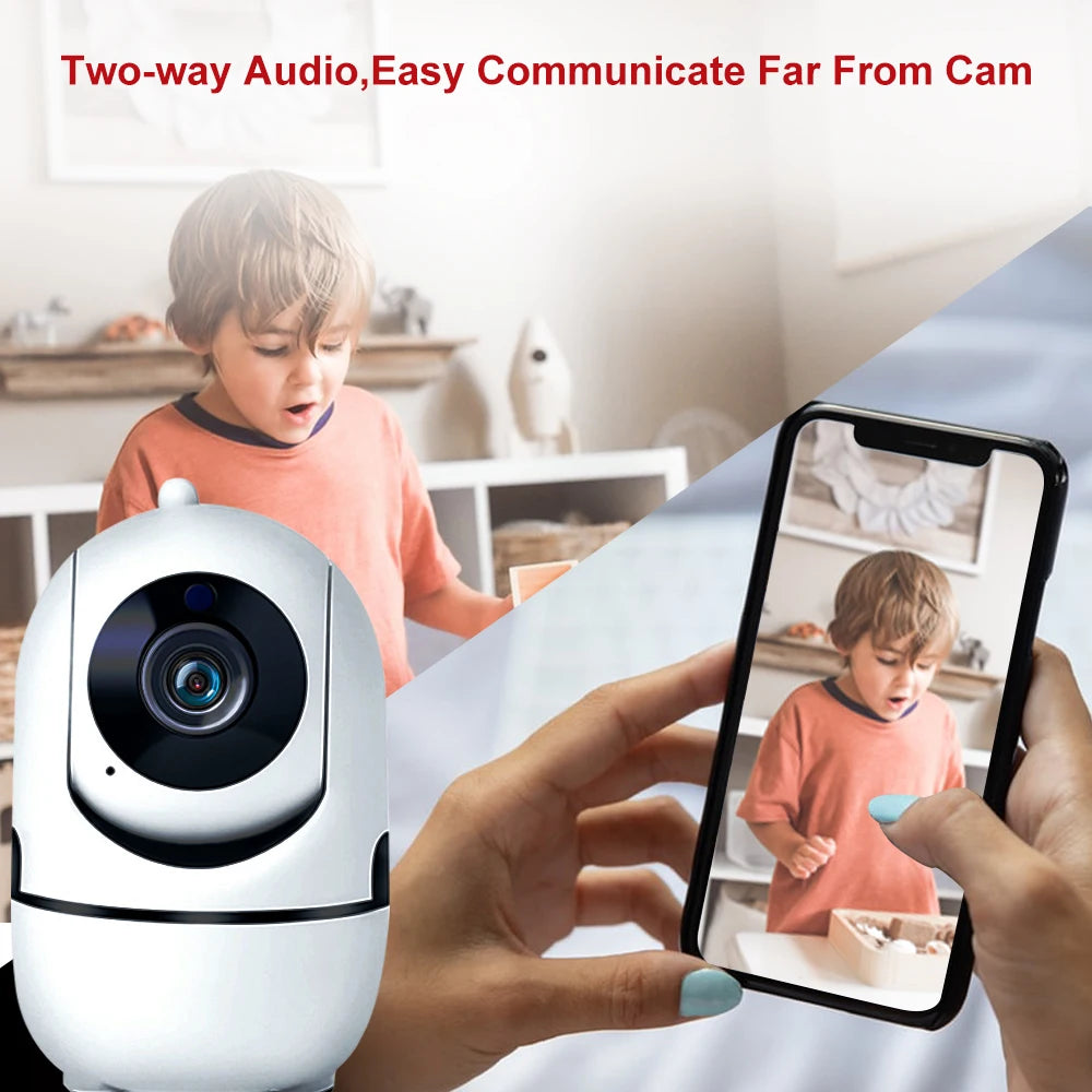 Anpviz 1080P Mini PTZ Camera Wifi Indoor Smart Baby Monitor Mini Wireless IP Camera Support 5G Wifi Auto Tracking YIIOT App View