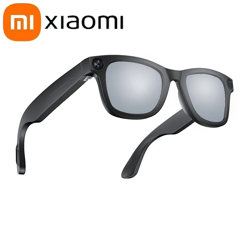 Xiaomi AI Smart Camera Glasses 6K HD With Long-lasting Battery Voice Assistant Control Calling Music Outdoor Photo-grey Glasses