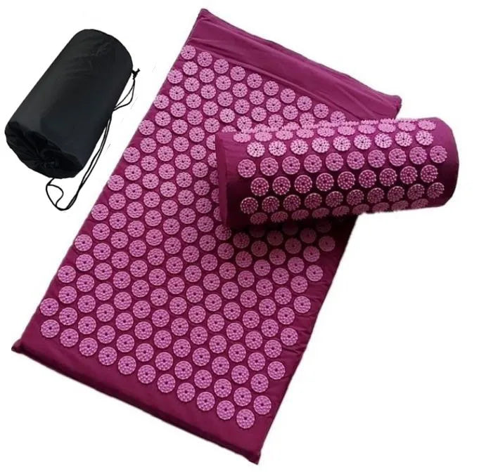 Massager Mat Shakti Mat Massage Yoga Mat Acupressure Relieve Stress Back Body Pain Spike Mat Acupuncture Massage Cushion