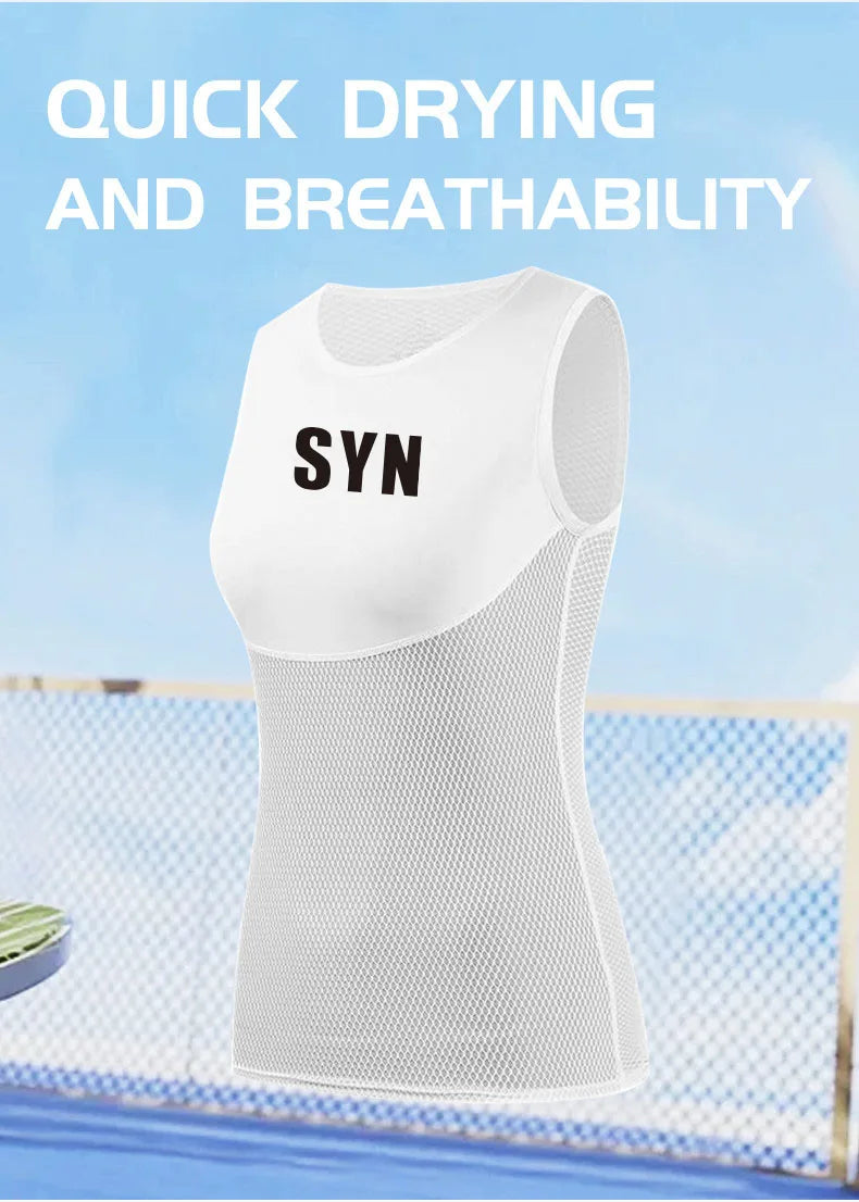 SYN Women's cycling vest summer quick drying clothes road bikes sleeveless cycling jerseys cycling underwear cycling base shirts