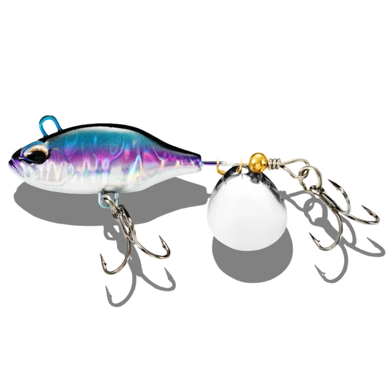 Realis Spin Vib Lure 12/16/19/23g Sinking Metal VIB Chatterbait Power Tail Vibration Sequins Duo Bait Trout Perch Fishing tackle