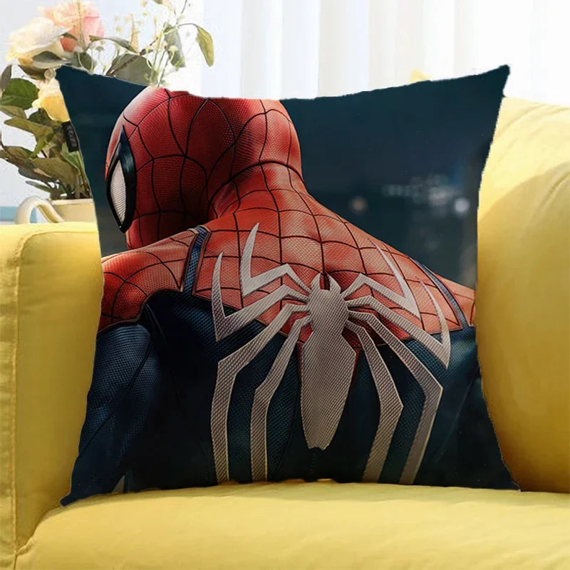 Marvels SpiderMans CM Pillowcase Pillowslip Plush Cartoon Anime Kids Birthday Cute Gifts Kawaii New Home Bedroom Decoration